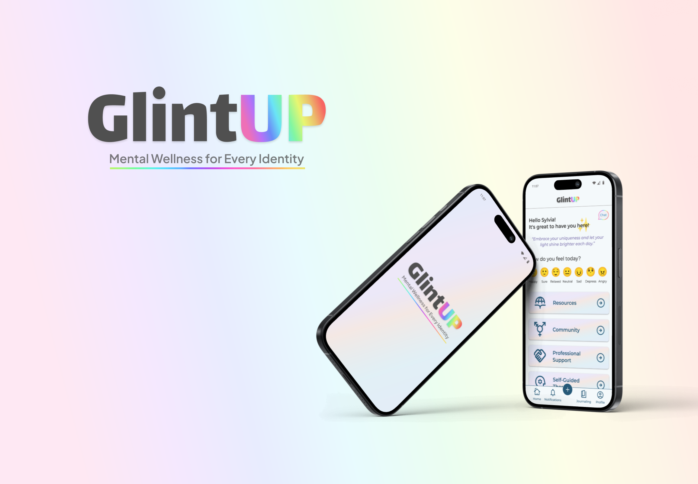 GlintUp | Wellness App | Case Study