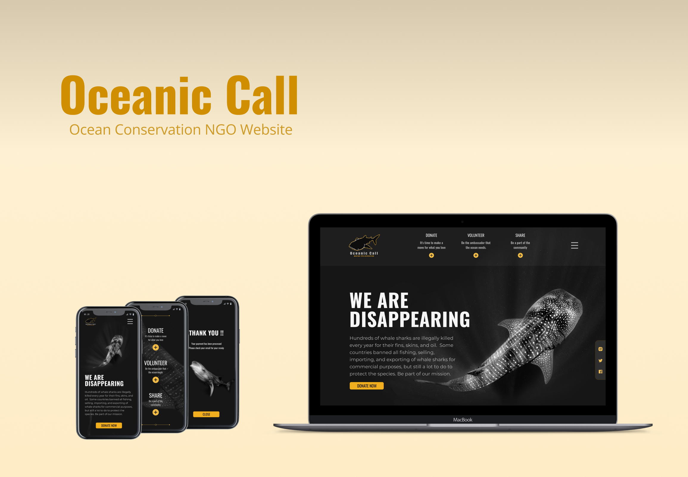 Oceanic Call | Responsive Website | Case Study